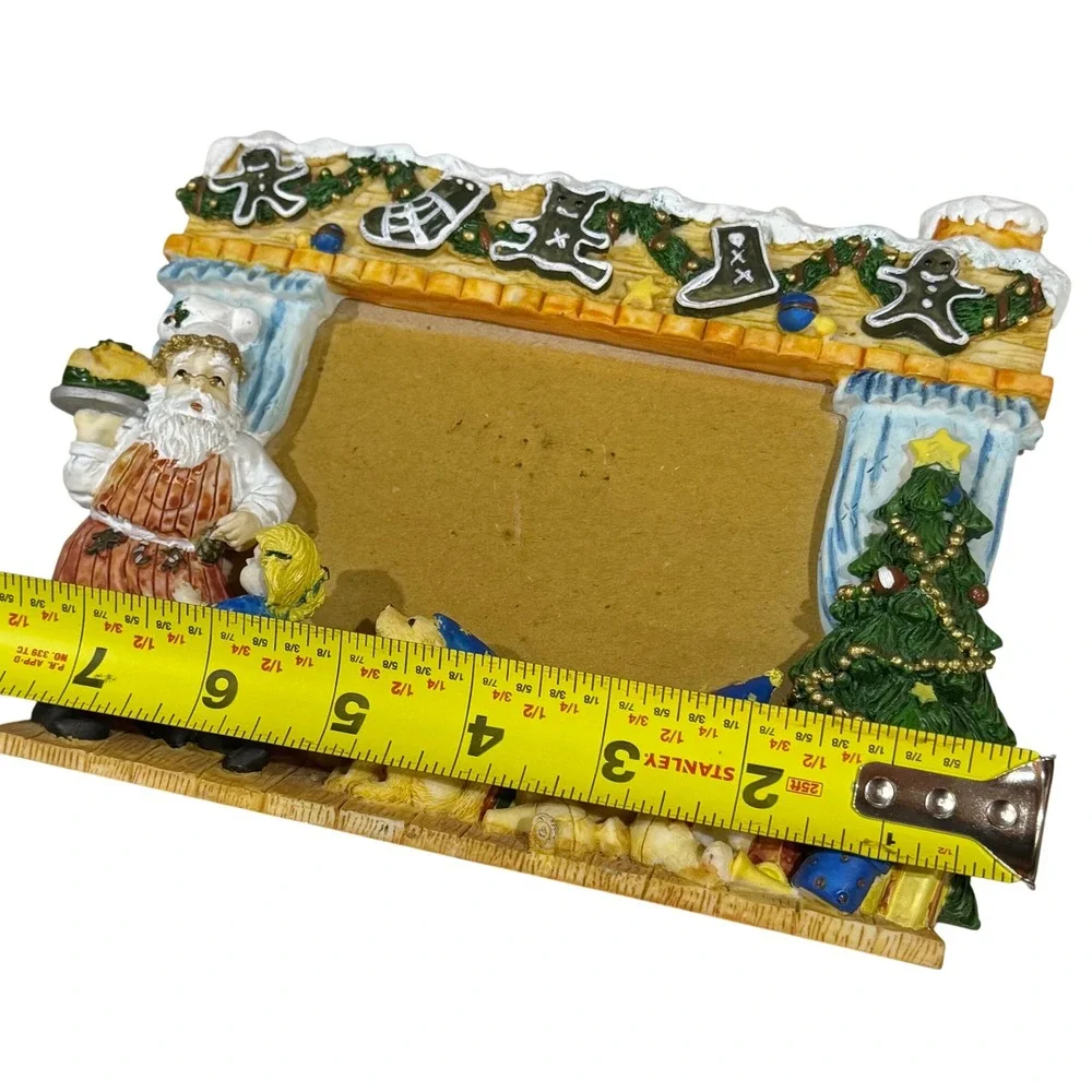 Christmas Santa Claus 3D Resin Picture Frame 3.5x5